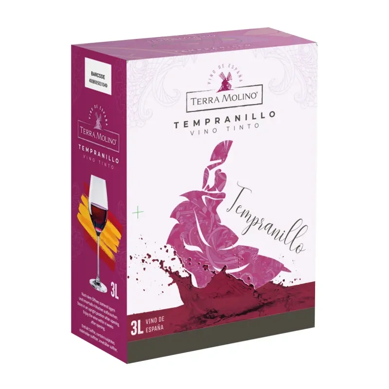 Terra Molino Tempranillo 11%vol BIB 3L