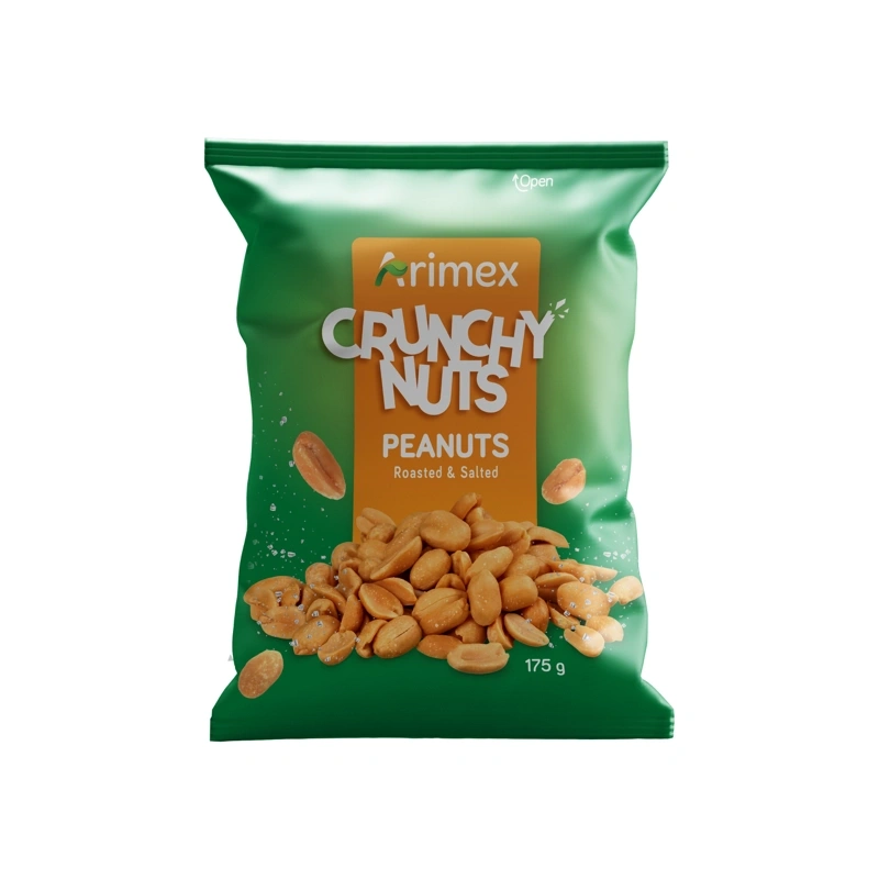 Arimex Crunchy Nuts röstitud ja soolatud maapähklid 175g