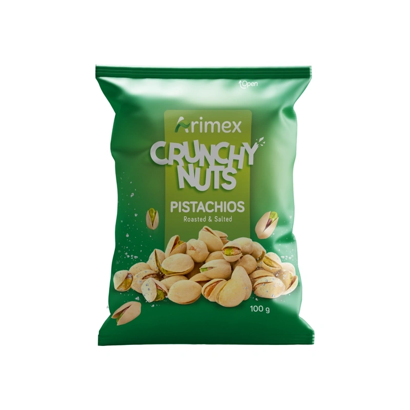 Arimex Crunchy Nuts röstitud soolased pistaatsiapähklid 100g