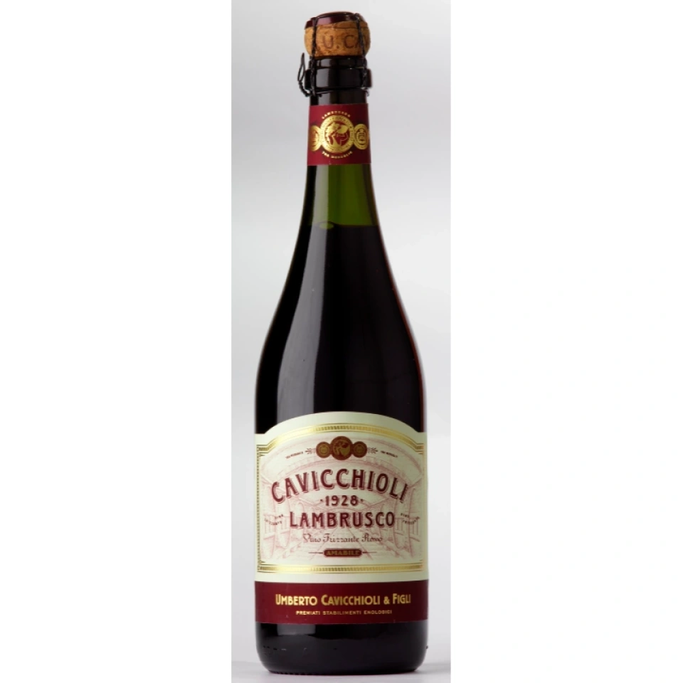 Cavicchioli Lambrusco Rosso Dolce 7,5%vol 0,75L