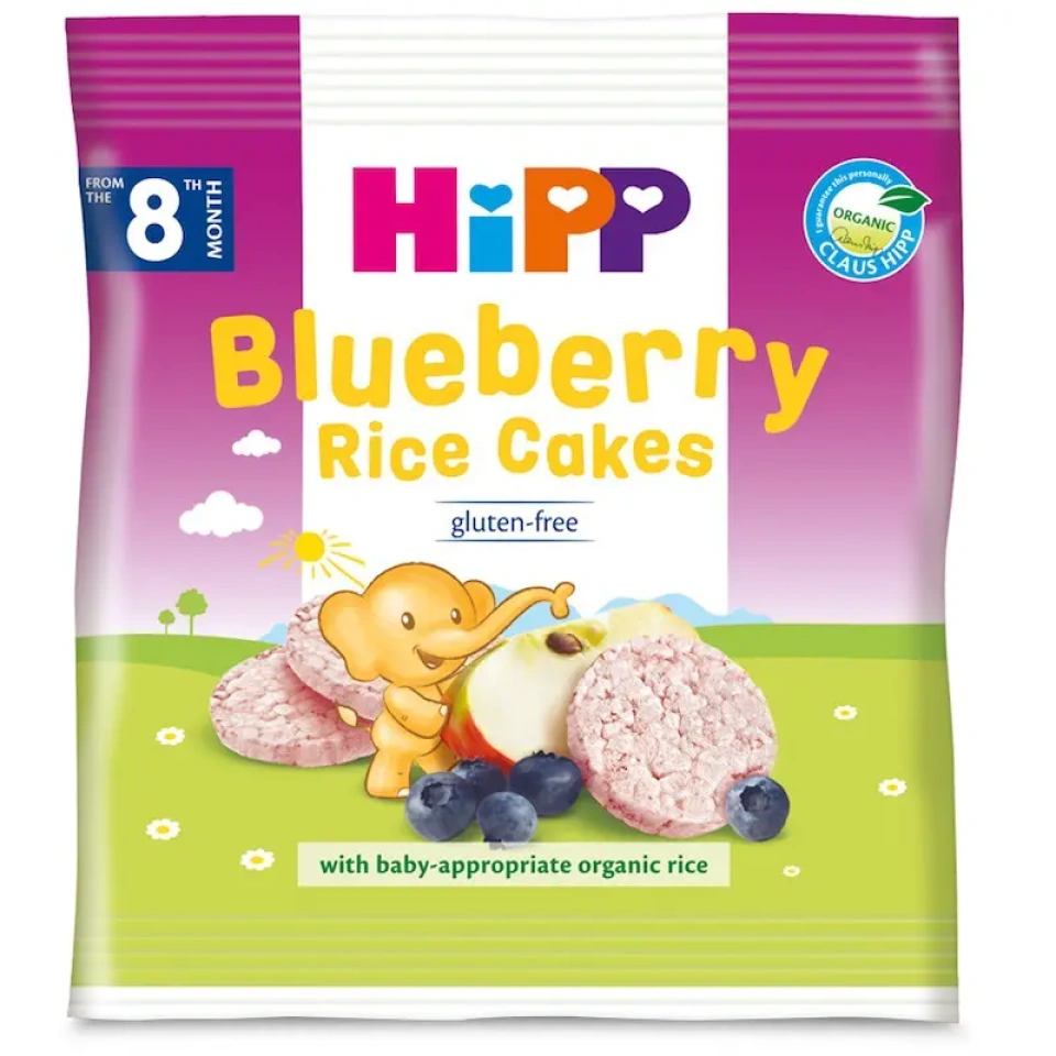 HiPP Mustika riisivahvlid ÖKO al. 8k 30g (BE-BIO-02)