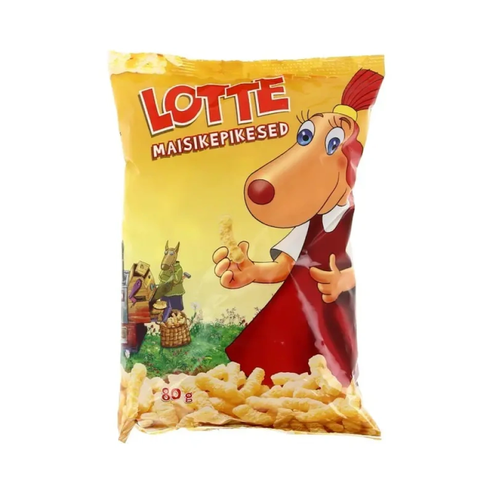 Lotte magusad glasuuritud maisikepikesed 80g
