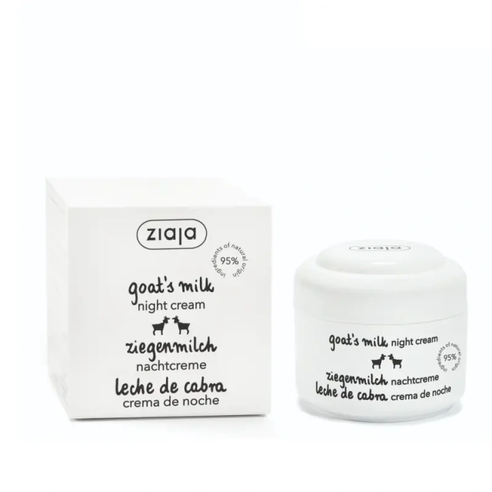 Ziaja Goat's Milk öökreem 20+ kuivale nahale 50ml