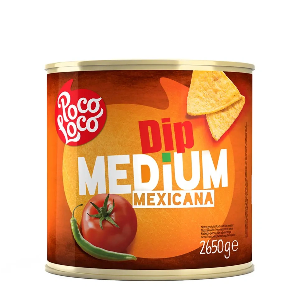 Poco Loco Salsa Mex. Medium (tom.-piprakaste) 2,65kg