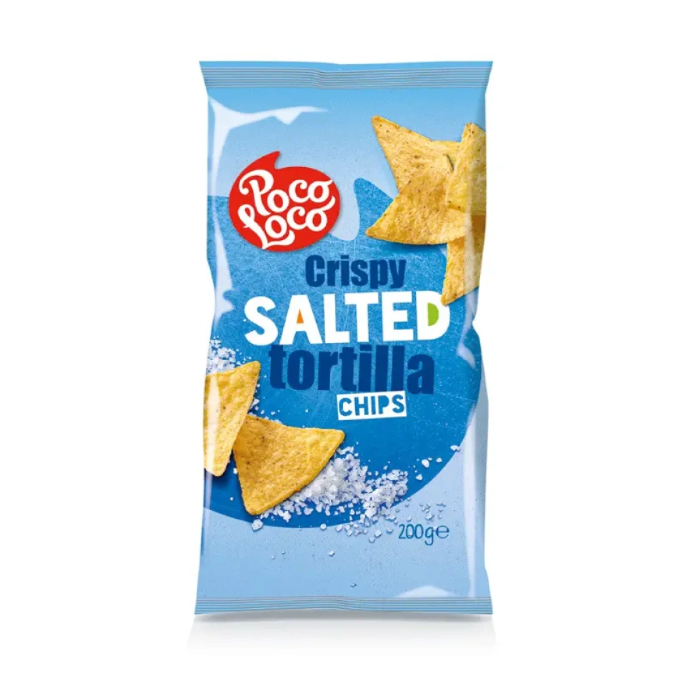 Poco Loco naturaalsed soolatud maisichipsid  200g