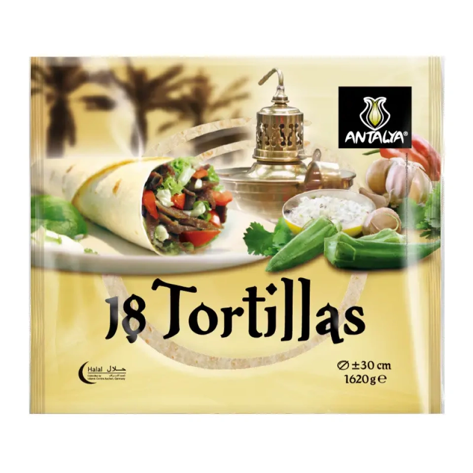 Poco Loco Antalya Tortilja 30 cm x 18tk 1620g