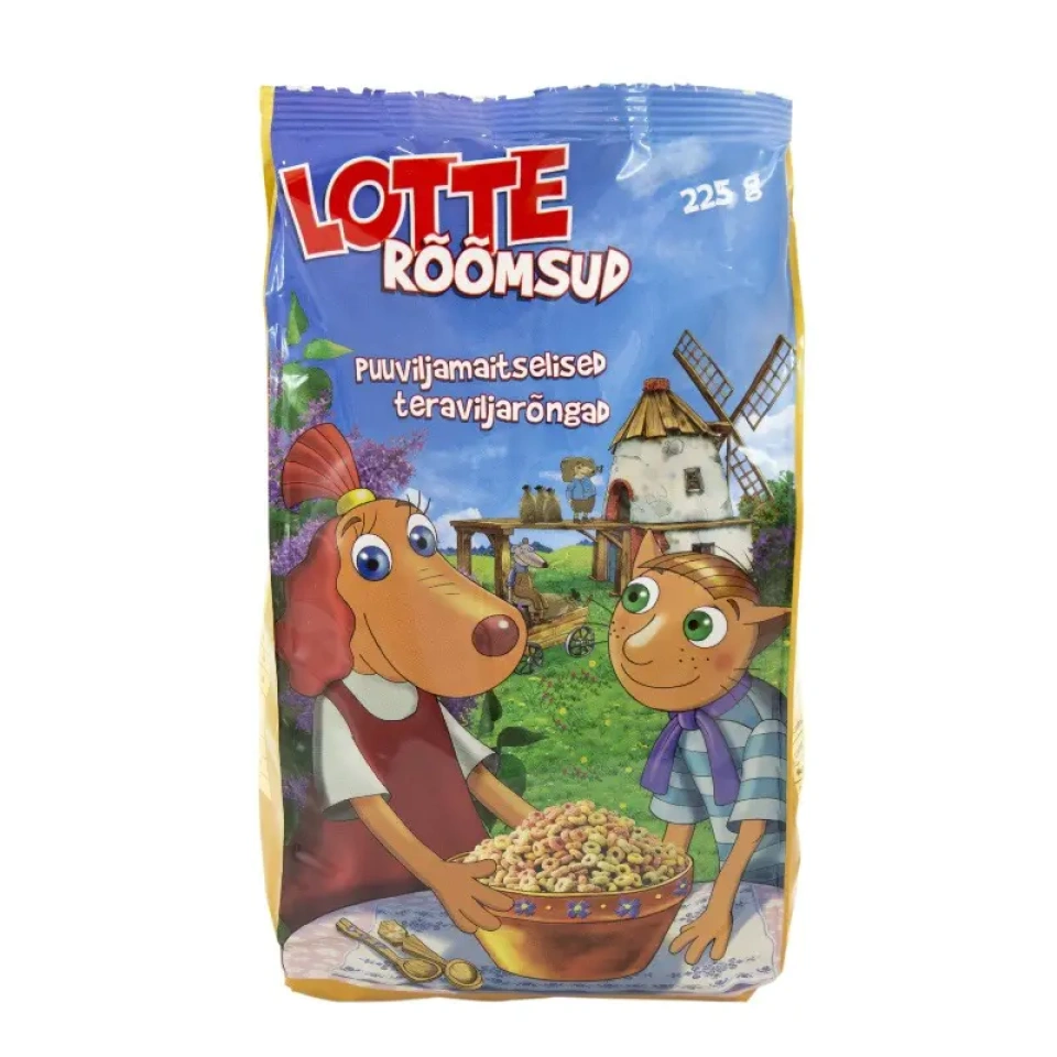 Lotte Rõõmsud - puuviljamaitselised teraviljarõngad 225g