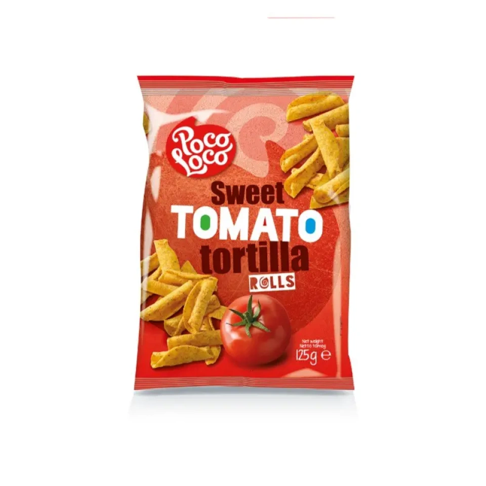 Poco Loco Rolls maisisnäkk tomatimaitseline 125g
