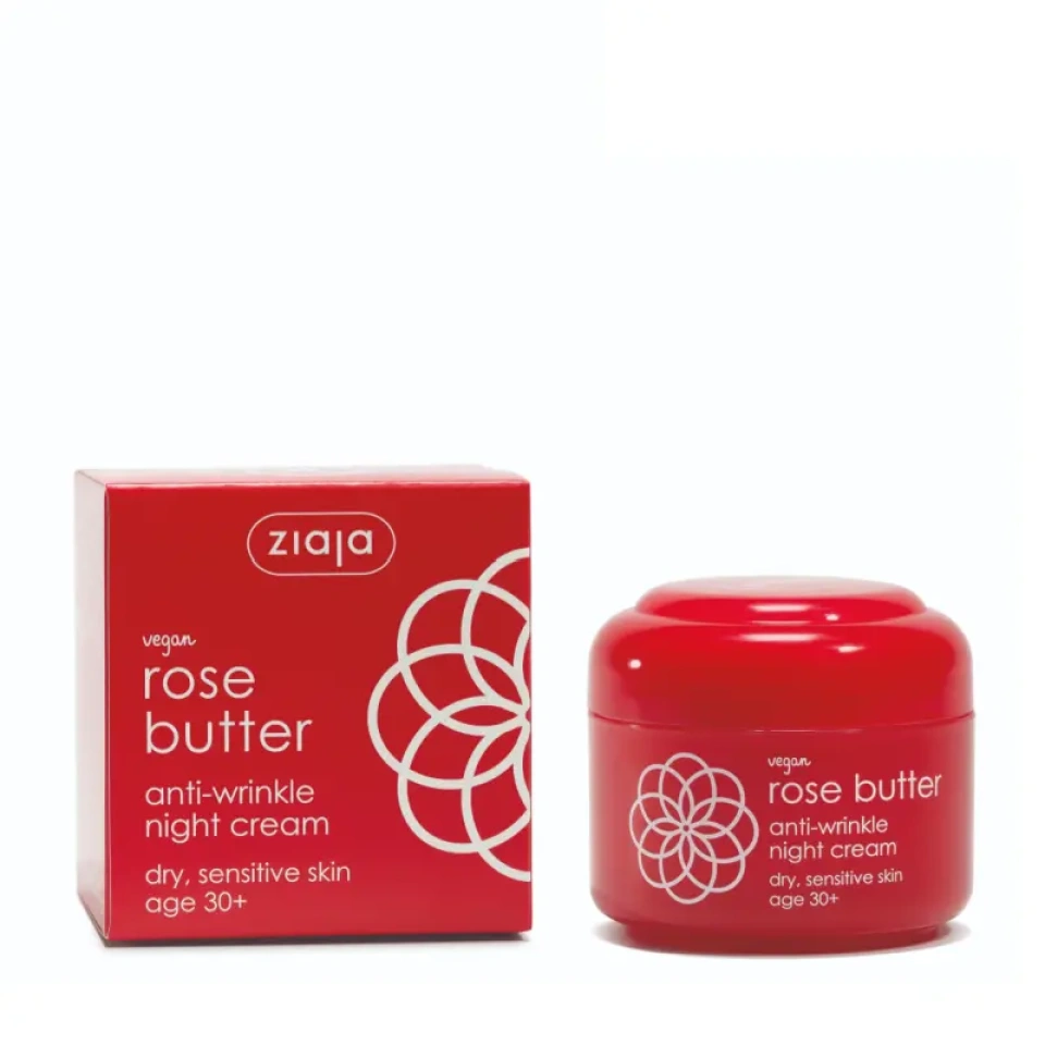 Ziaja Rose Butter kortsudevastane öökreem 30+ 50ml