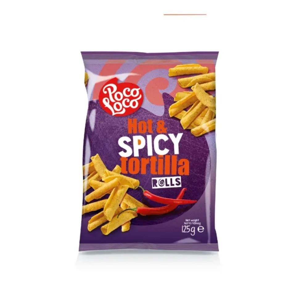 Poco Loco Rolls maisisnäkk vürtsikas 125g
