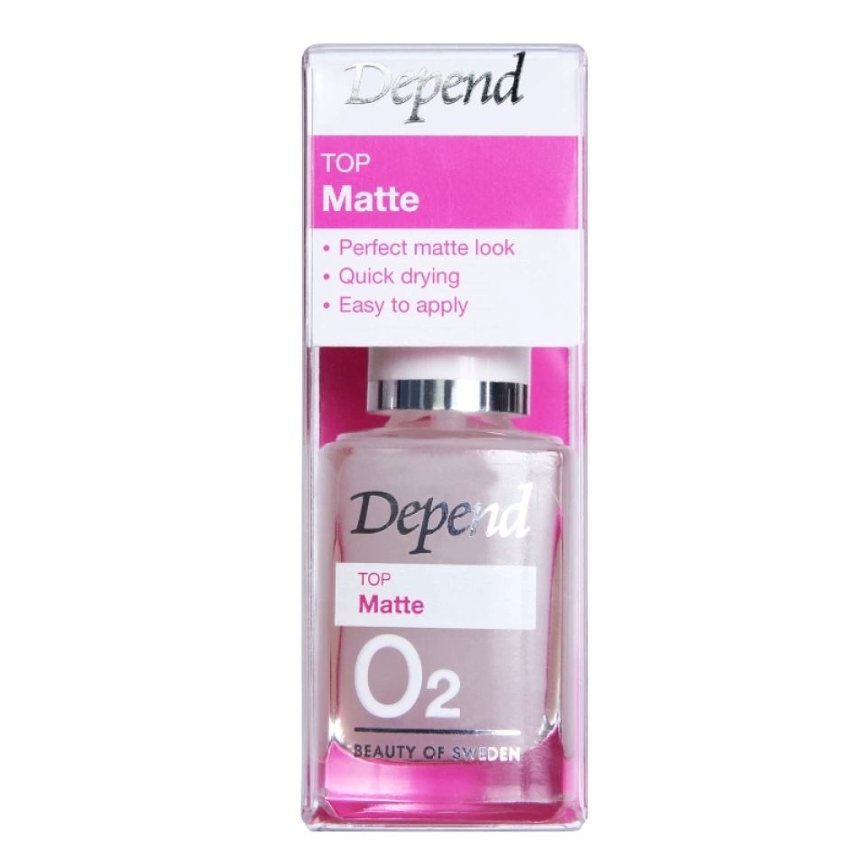 Depend O2 matt pealislakk Top Matte 11ml /8947/
