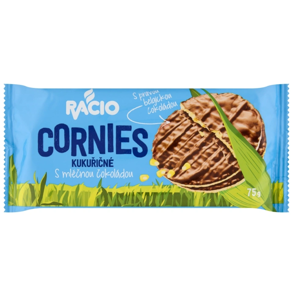 RACIO Cornies maisigaletid piimašokolaadiga 75g