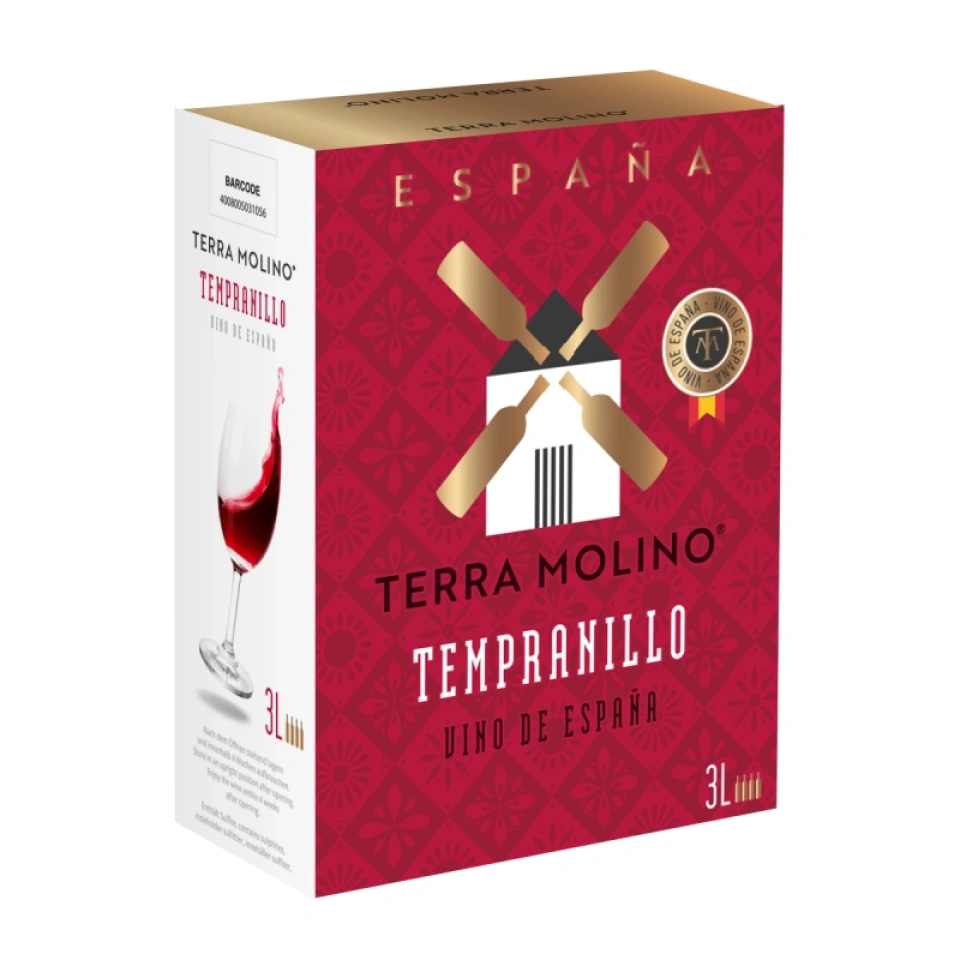 Terra Molino Tempranillo 11%vol BIB 3L