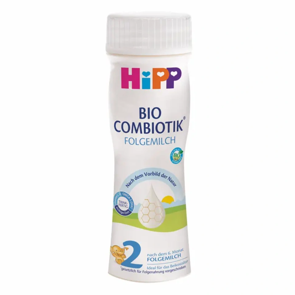 HiPP 2 BIO Combiotik jätkupiimasegu ÖKO peale 6k 200ml (DE-ÖKO-001)