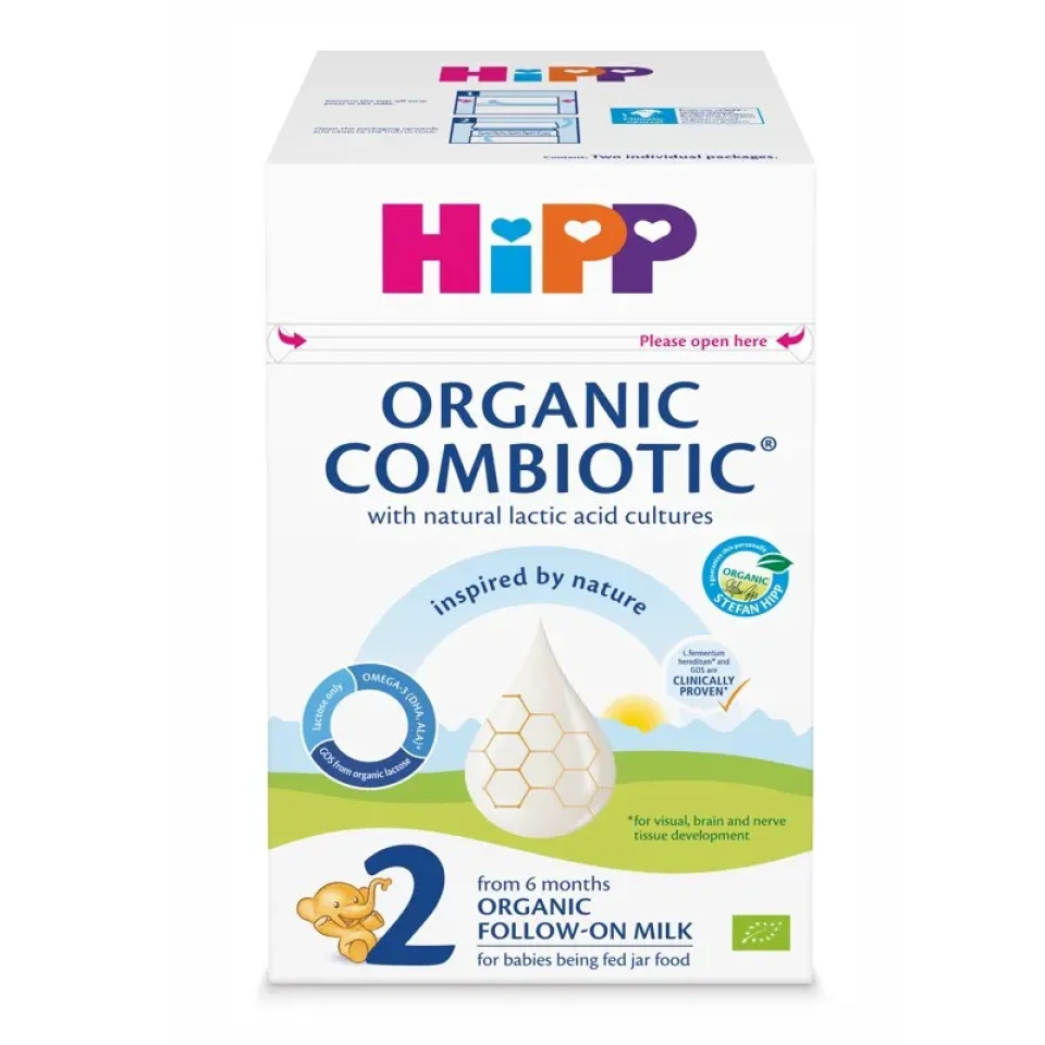 HiPP 2 Organic Combiotic jätkupiimasegu peale 6.k 800g(DE-ÖKO-001)