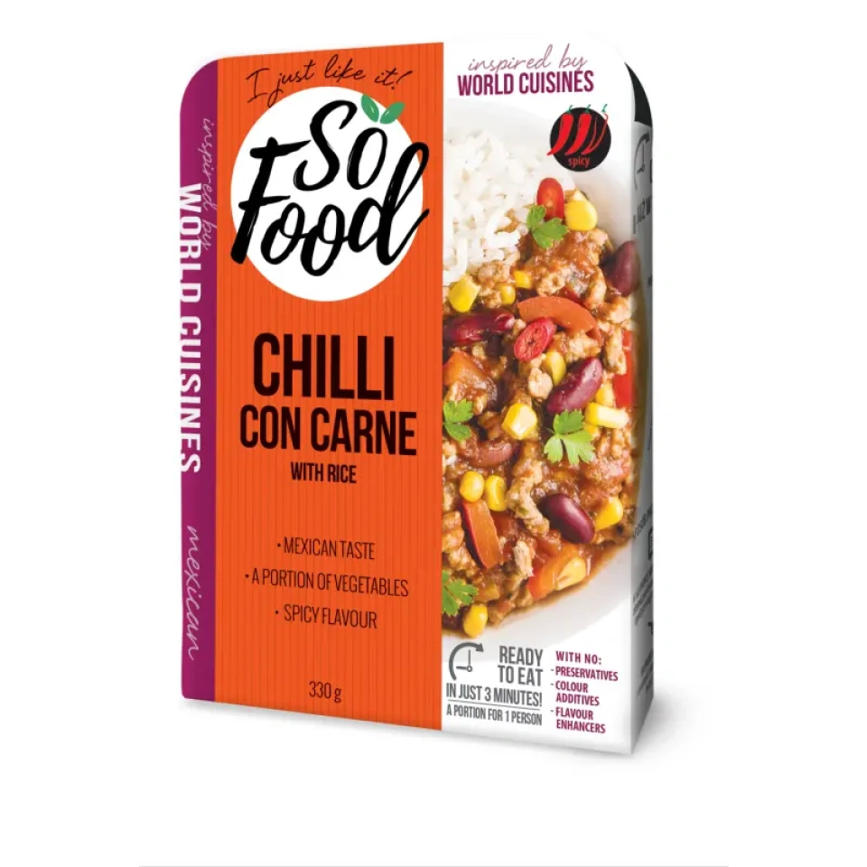 So Food Chilli Con Carne (soojendatav valmistoit) 330g