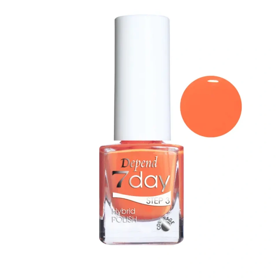 Depend 7 Day hübriidlakk 70071 Catchy Coral 5ml X