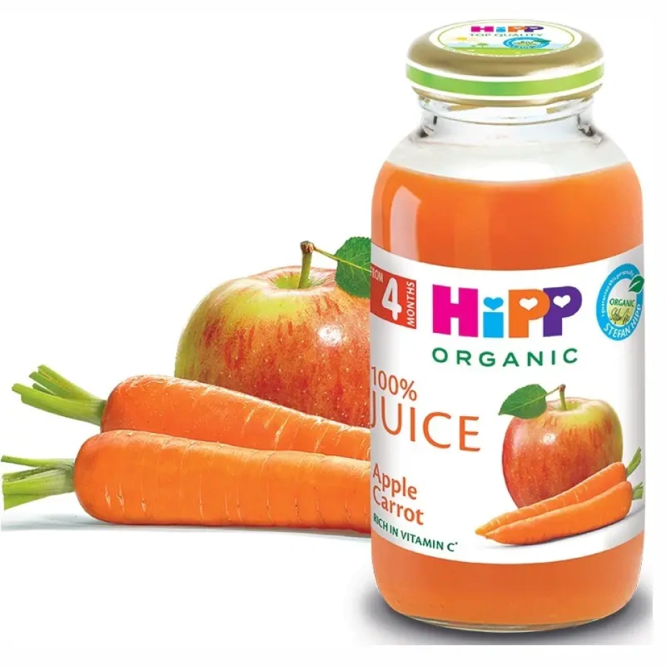 HiPP Õuna-porgandimahl ÖKO peale 4.k 200ml (DE-ÖKO-01)