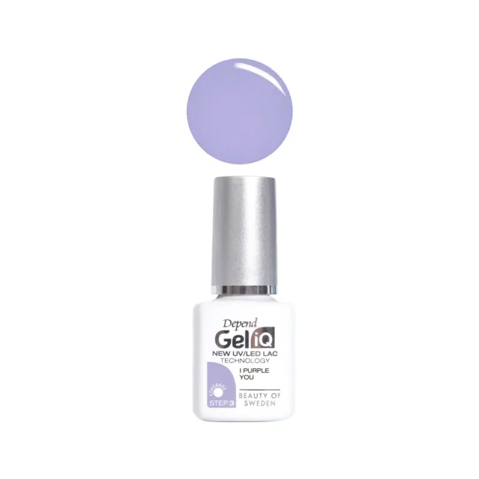 Depend geellakk Gel iQ 1018 I Purple You 5mlX