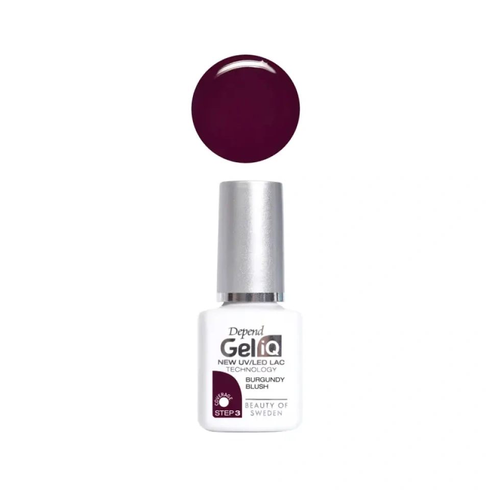 Depend geellakk Gel iQ 1034 Burgundy Blush 5mlX