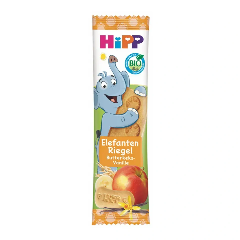 HiPP Müslibatoon beebiküpsise õuna ja vaniljega ÖKO al. 1a 20g (DE-ÖKO-006)