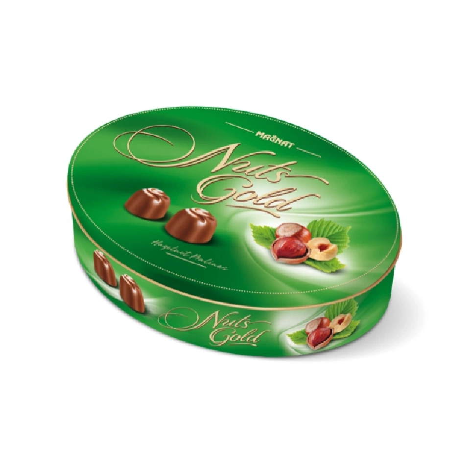 Magnat Nuts Gold kompvekid ovaalses karbis 295g