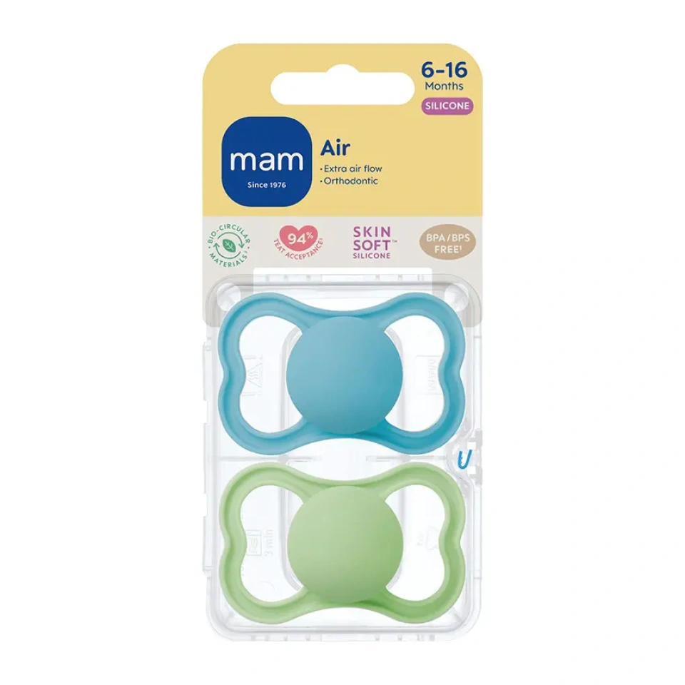 MAM Air silikoonlutt 6-16k SININE