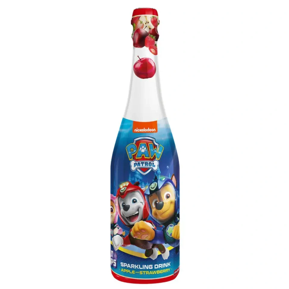 Paw Patrol (Käpapatrull) alkoholivaba kihisev puuviljajook (õuna-maasika) 0,75L