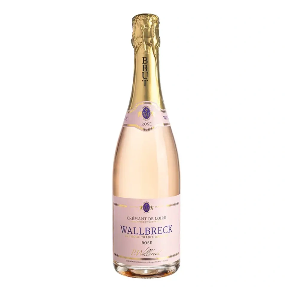 Wallbreck Cremant de Loire Rose Brut 12%vol 0,75L