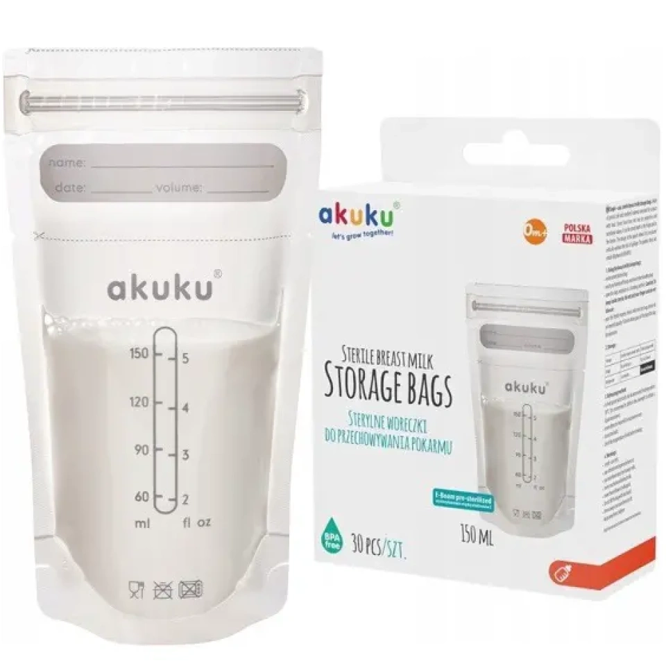 AKUKU Rinnapiima säilituskotid (30 tk)