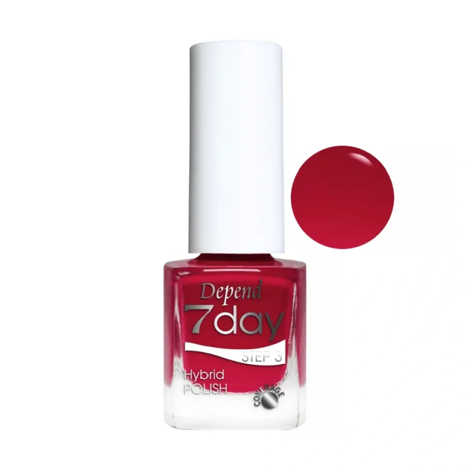 Depend 7 Day hübriidlakk 7281 Red Red Lips 5ml 