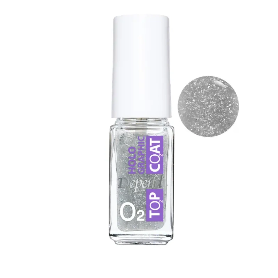 Depend O2 Küünelakk 726 Holographic pealislakk 5mlX