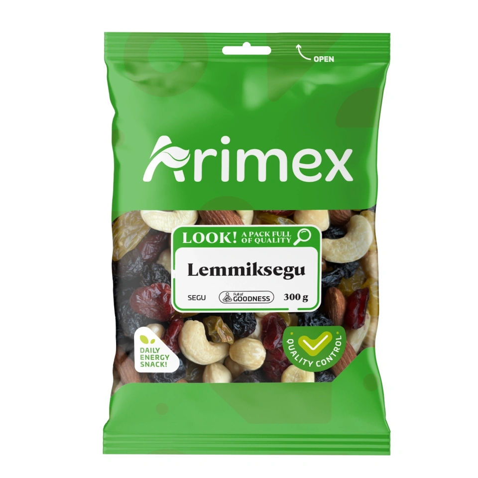 ARIMEX Lemmiksegu - segu röstitud pähklitega 300g