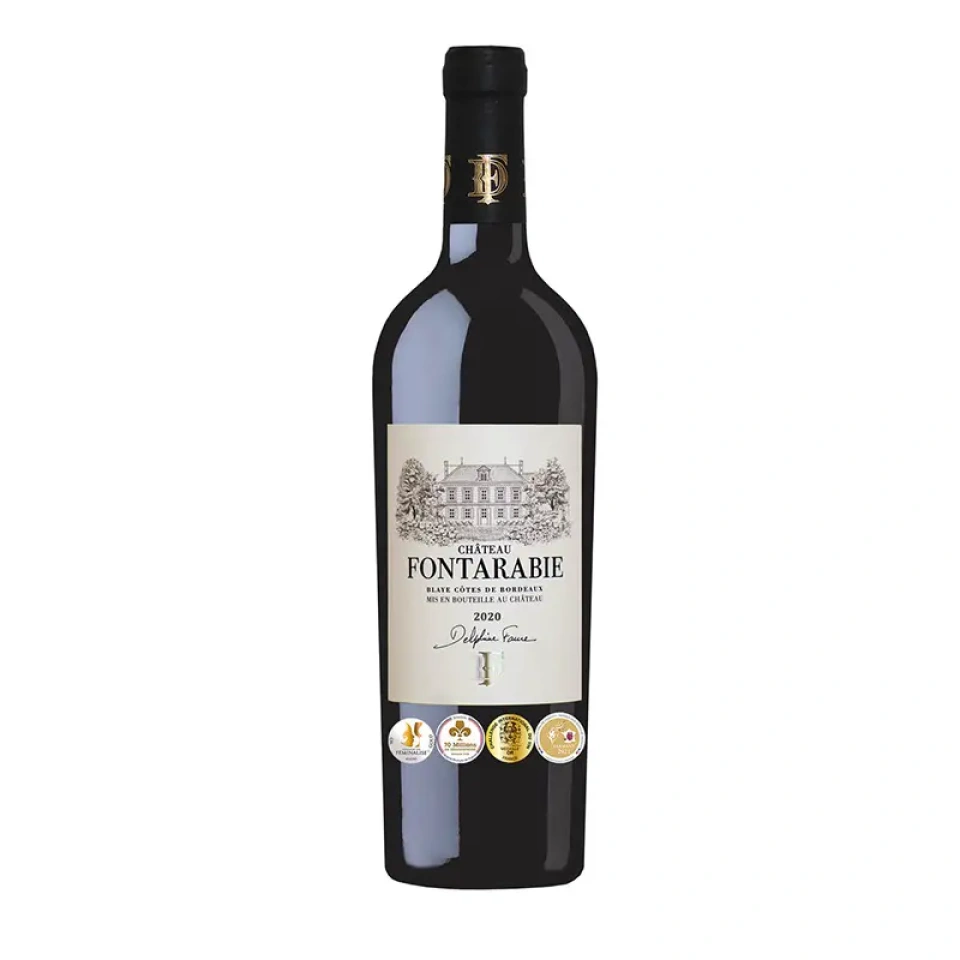 Chateau Fontarabie, Blaye Cotes de Bordeaux 2020 14%vol 0,75L