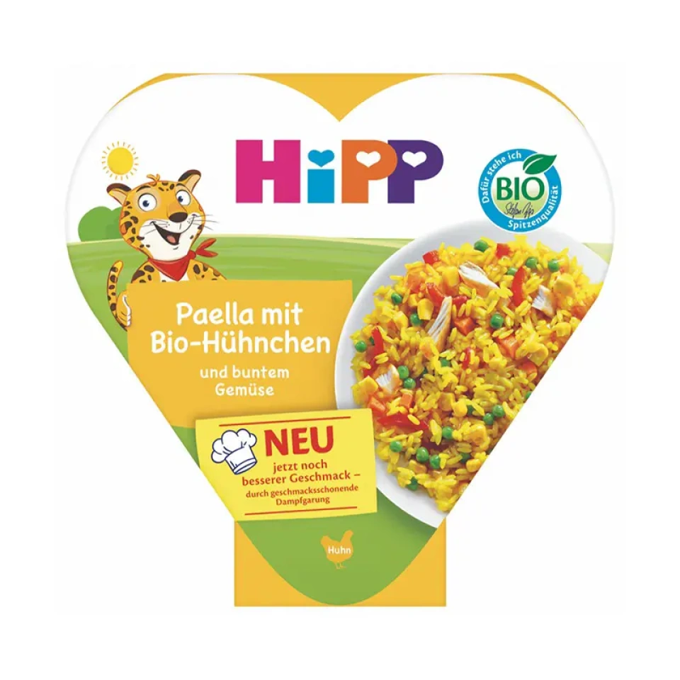 HiPP Paella värviliste köögiviljade ja kanaga BIO 1a 250g (AT-BIO-301)