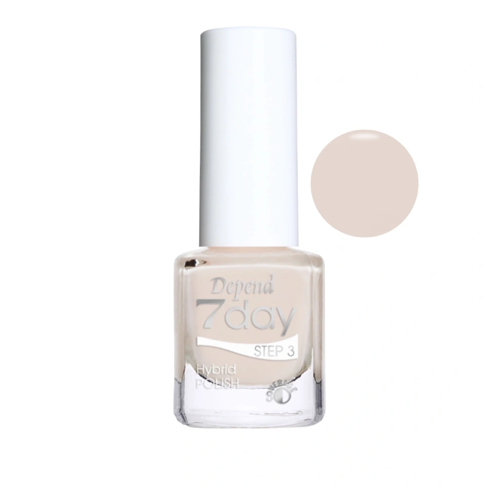 Depend 7 Day hübriidlakk 7327 Milky White 5ml