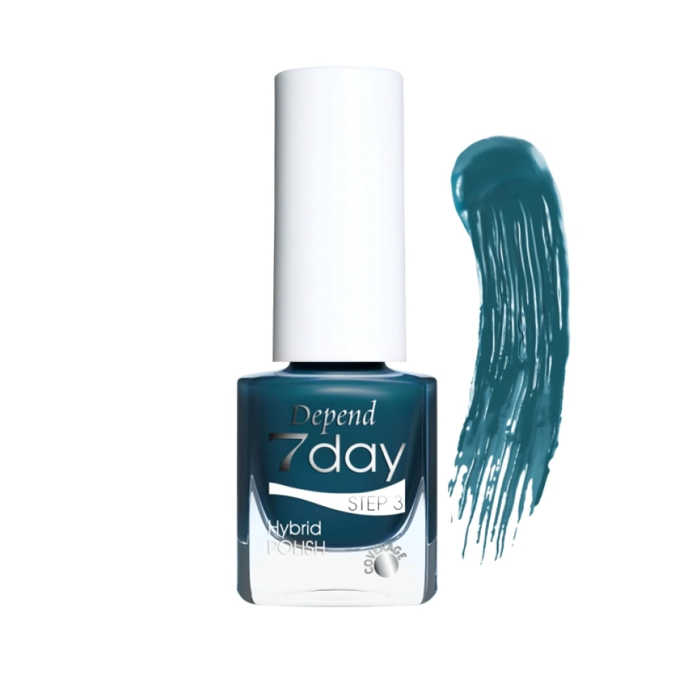 Depend 7 Day hübriidlakk 7333 Shades of Cyan 5ml 