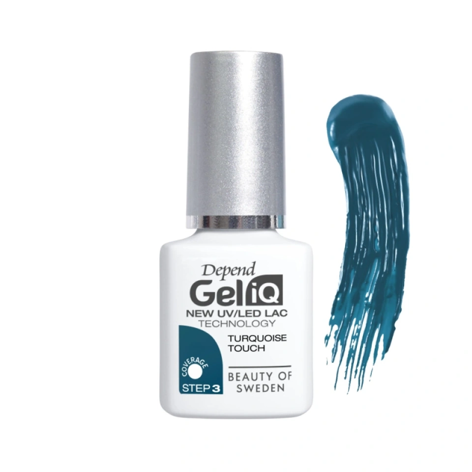 Depend geellakk Gel iQ 1107 Turquoise Touch 5ml 