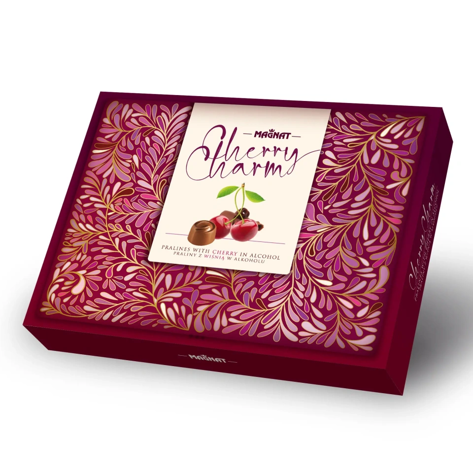 Magnat Cherry Charm pralineekompvekid kirsilikööriga 150g