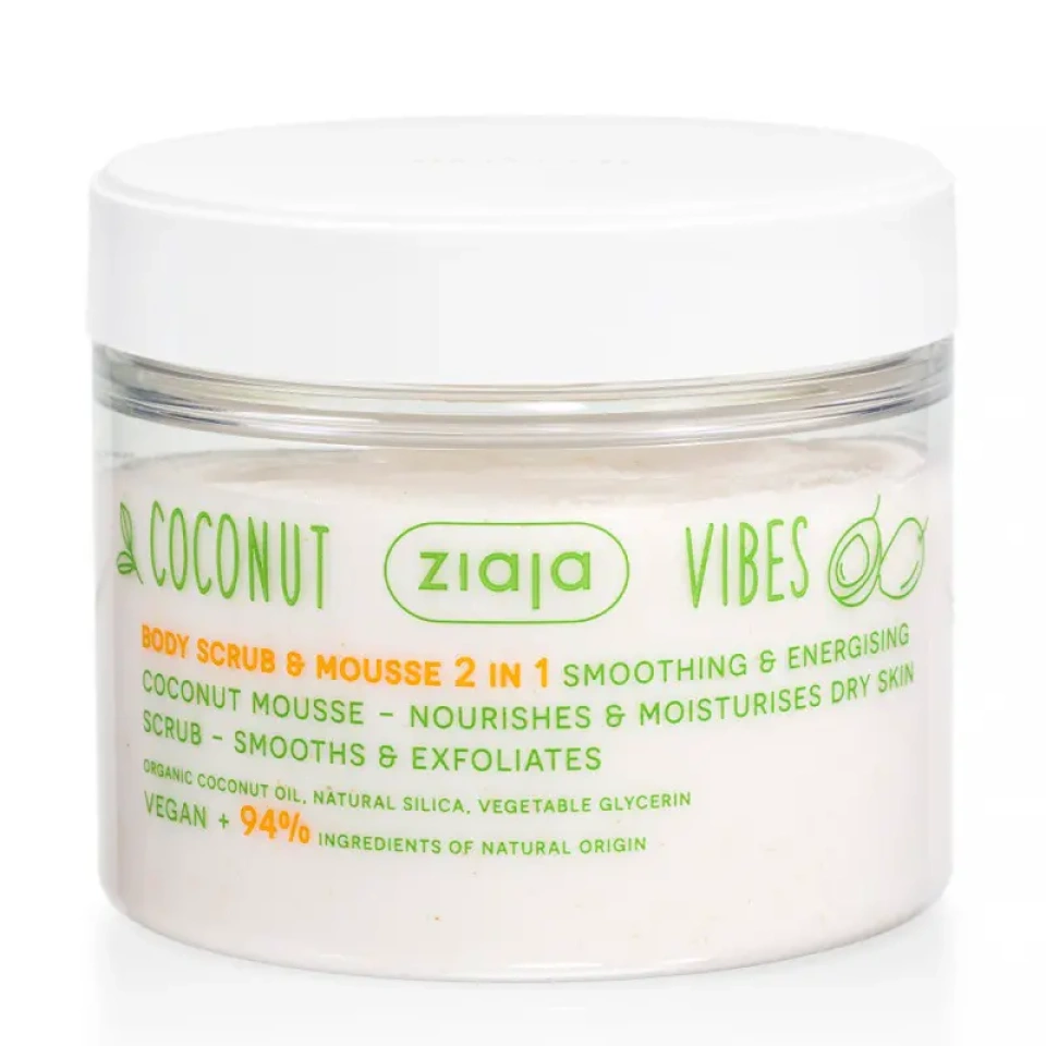 Ziaja Coconut Vibes 2in1 kehakoorija ja -vaht 270ml UUS!