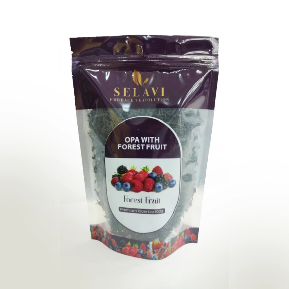 SELAVI OPA Forest Fruit marjamaitseline must purutee 100g 