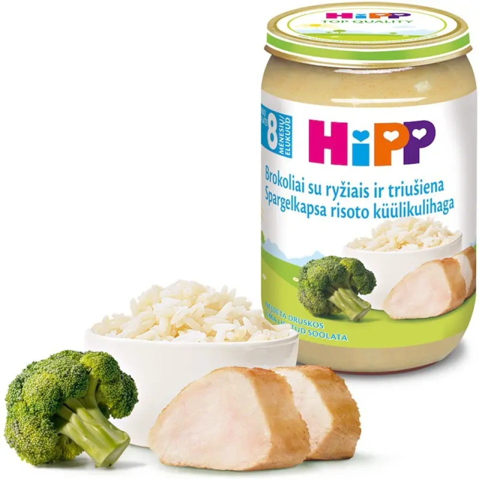 HiPP Spargelkapsa risoto küülikulihaga al. 8k 220g