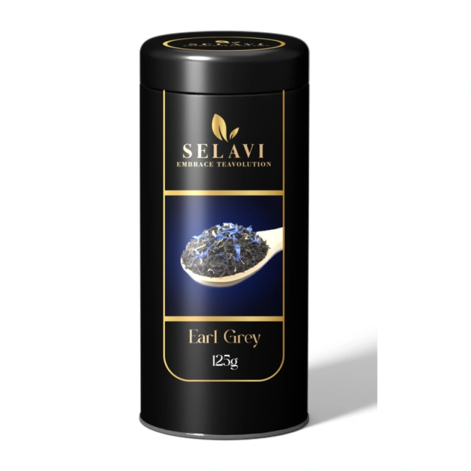 SELAVI Earl Grey must tee metallpurgis 125g 