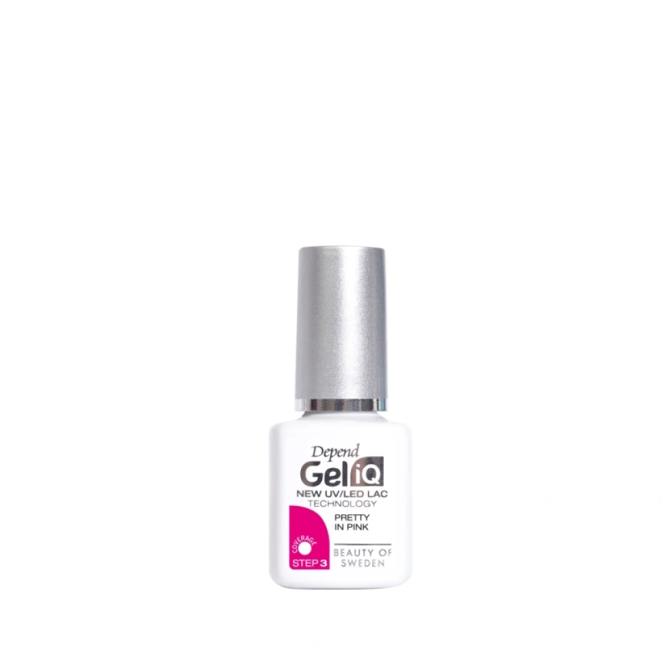 Depend geellakk Gel iQ 1103 Pretty in Pink 5ml UUS!