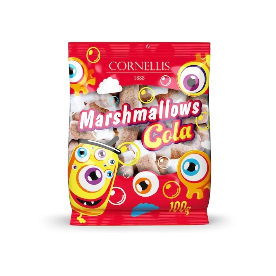 Cornellis vahukommid Sour Cola (hapu koola) 100g