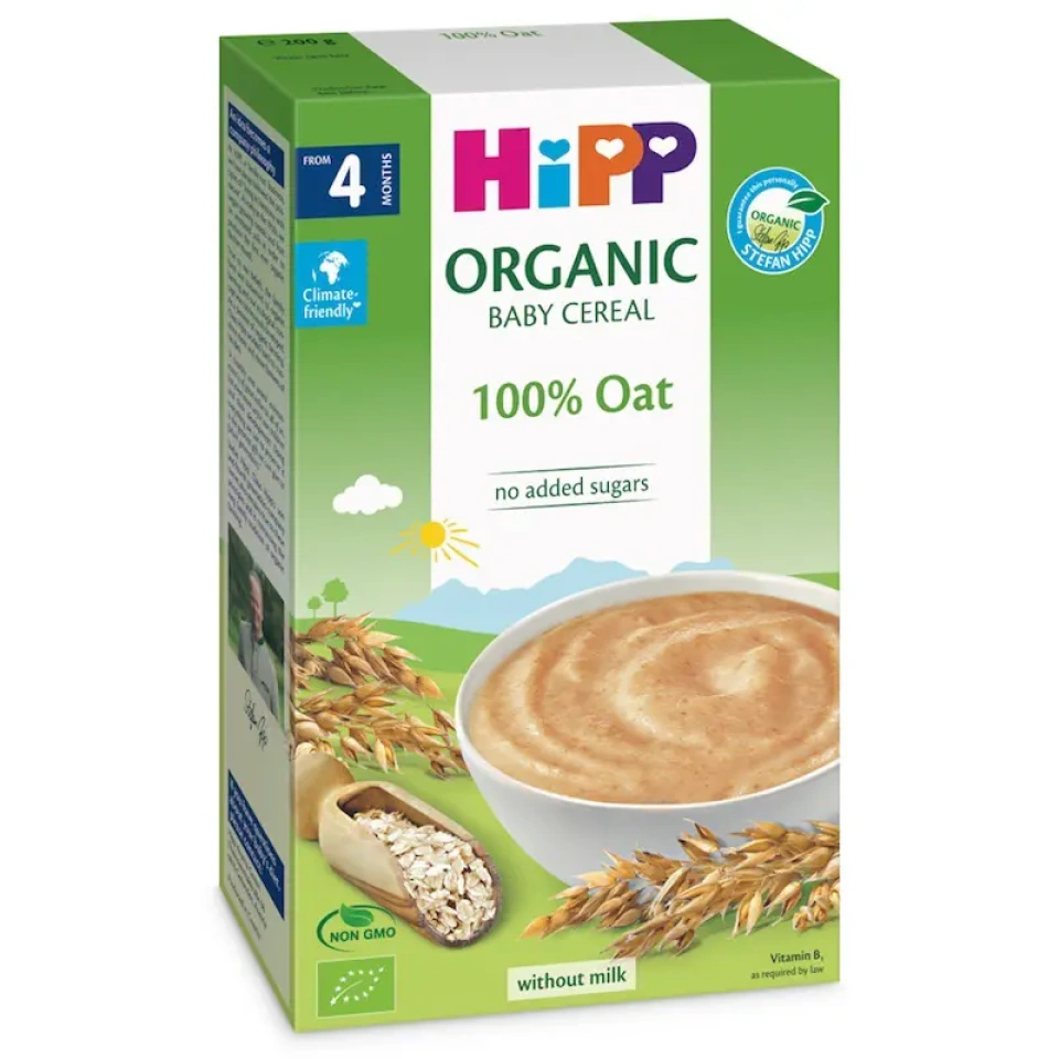 HiPP Kaerapudrupulber ÖKO peale 4.k  200g (HR-EKO-07)