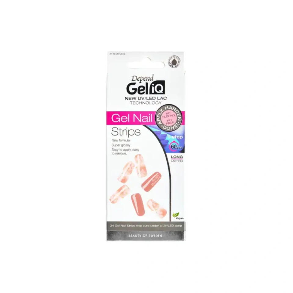 Depend Gel iQ geellaki kleepsud 012 Peach Blossom UUS!