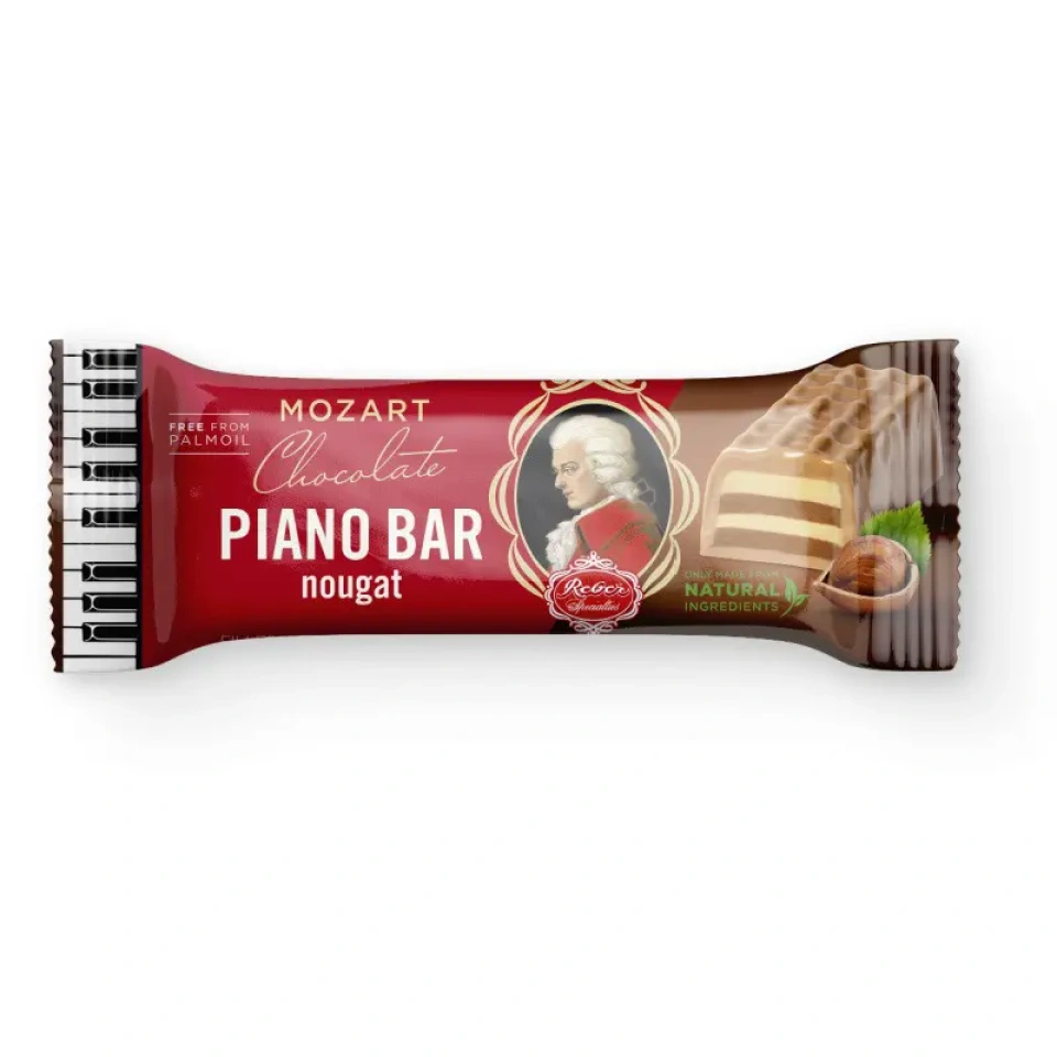 Mozart šokolaadibatoon Piano-Bar Nougat 49g