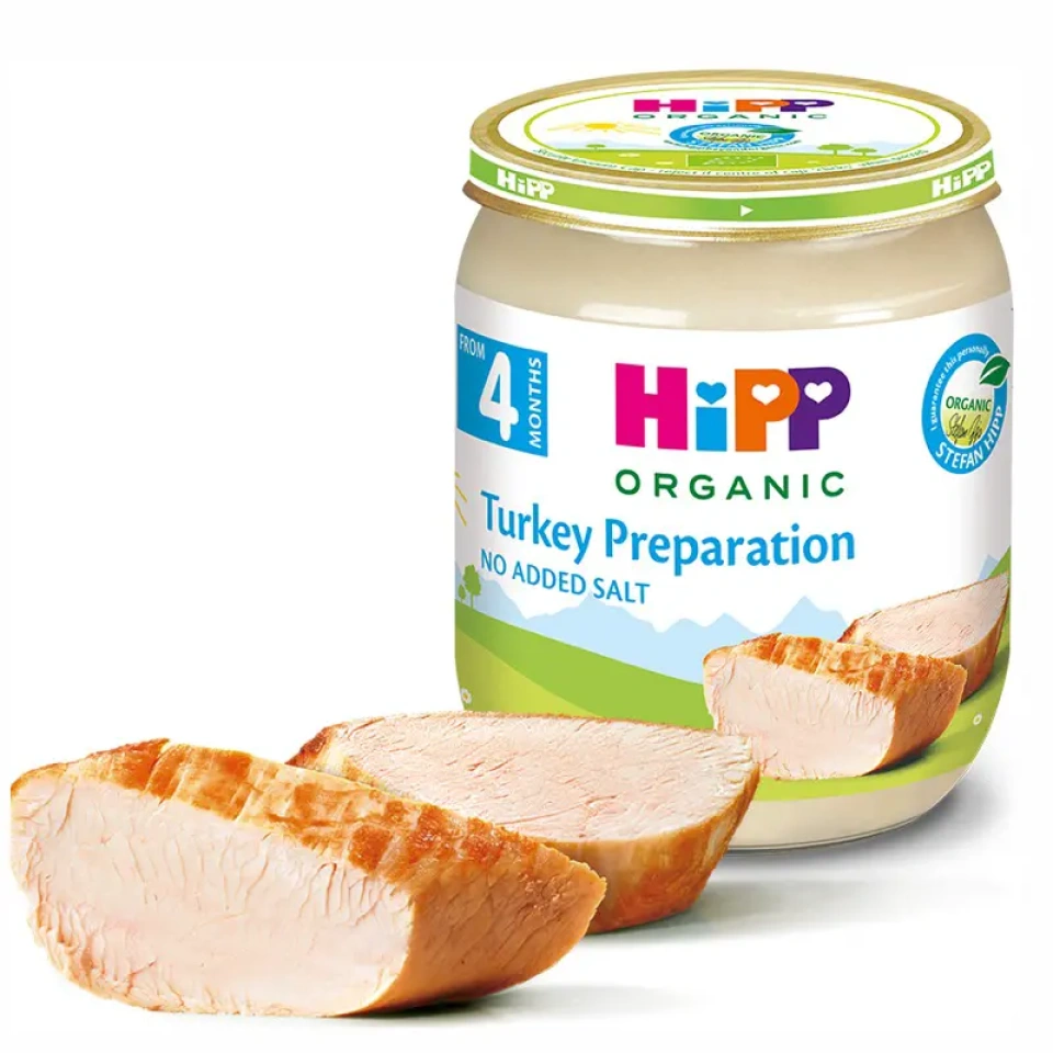 HiPP Kalkunilihapüree ÖKO peale 4k. 125g (HU-ÖKO-01)
