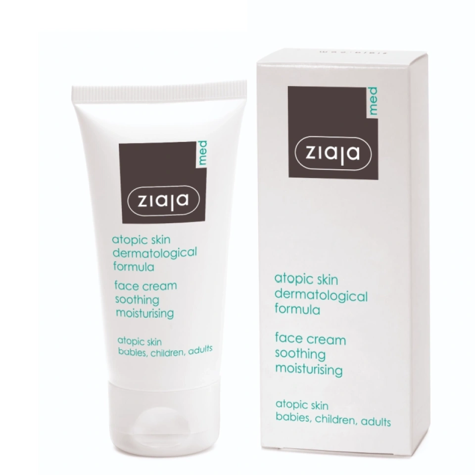 Ziaja MED rahustav ja niisutav näokreem atoopiale kalduvale nahale 50ml